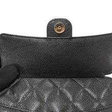 将图像加载到图库查看器中，CHANEL Matelasse Classic ChainClutch BlackAP4425 Caviar Leather
