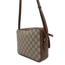 Load image into Gallery viewer, GUCCI Horsebit1955 Small  GG Supreme Beige/Brown645454 PVCLeather
