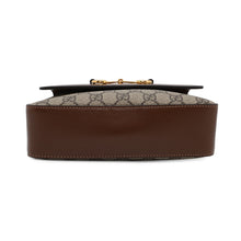 Load image into Gallery viewer, GUCCI Horsebit1955 Small  GG Supreme Beige/Brown645454 PVCLeather
