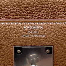 Load image into Gallery viewer, HERMES Kelly Retourne Gold Togo Leather Size 28

