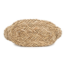 Load image into Gallery viewer, ANYA HINDMARCH Pepper Eyes Basket Bag Brown/Natural155120 Raffia Leather Size Small
