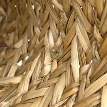 Load image into Gallery viewer, ANYA HINDMARCH Pepper Eyes Basket Bag Brown/Natural155120 Raffia Leather Size Small
