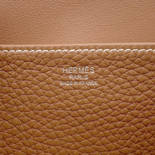 Load image into Gallery viewer, HERMES Halzan Gold Taurillon Clemence Size 25
