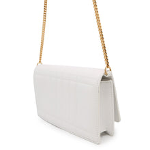 Load image into Gallery viewer, BURBERRY Roller Clutch ChainShoulder White8066176 Leather
