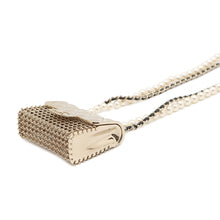 将图像加载到图库查看器中，CHANEL Matelasse bag motif necklaceAB6135 Metal Leather Faux Pearl
