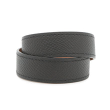 将图像加载到图库查看器中，HERMES Bangle Size T2 Black Epsom
