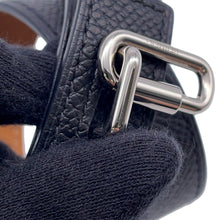 将图像加载到图库查看器中，HERMES Bangle Size T2 Black Epsom
