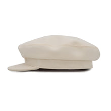 将图像加载到图库查看器中，HERMES Vauban Serie Button Cap Size 57 Ivory Cotton100%
