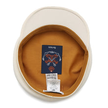 将图像加载到图库查看器中，HERMES Vauban Serie Button Cap Size 57 Ivory Cotton100%
