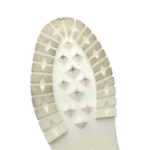 Load image into Gallery viewer, HERMES Ivy Mocassins Loafers White Leather Size 37H

