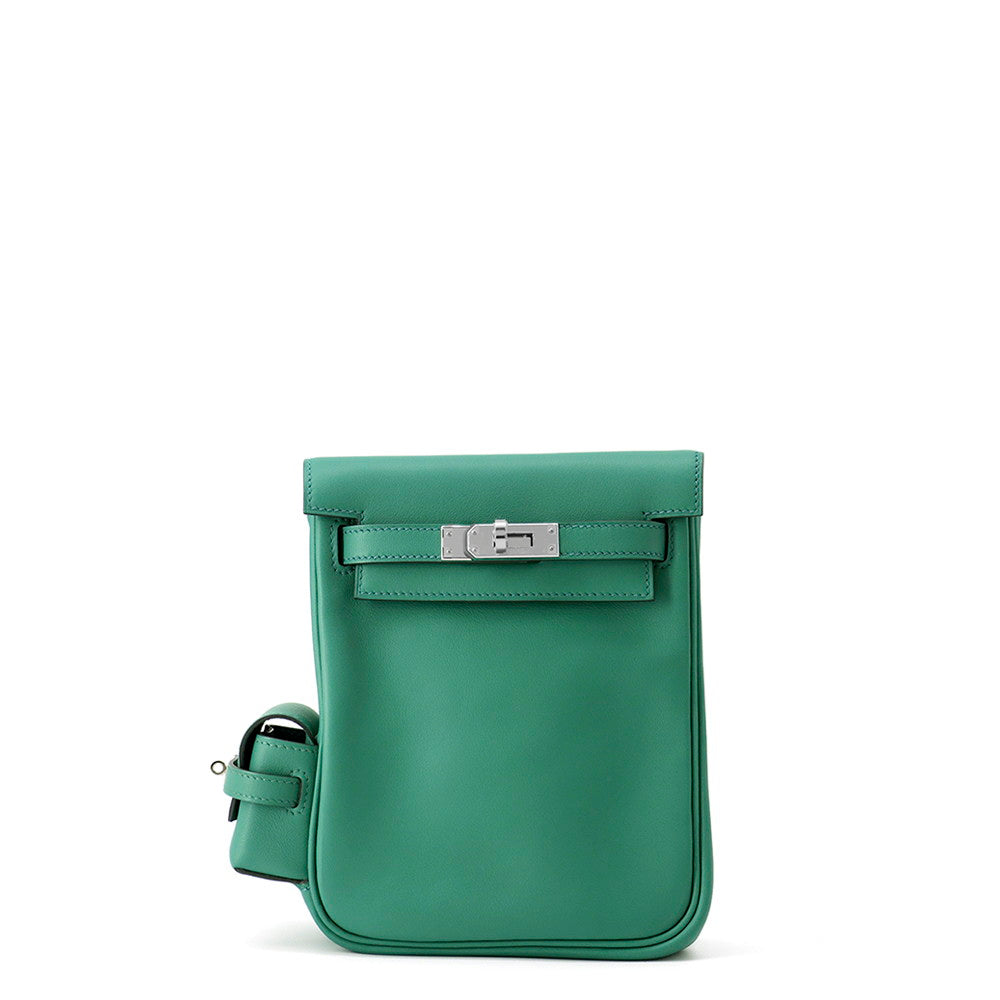 HERMES Kelly Jump Vert Vertigo Swift Leather