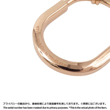 Load image into Gallery viewer, TIFFANY&amp;Co. Padlock Pendant Half Diamond Necklace Size Large 18K Pink Gold
