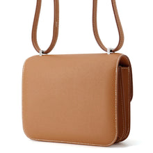 将图像加载到图库查看器中，HERMES Constance3 Miroir Gold Epsom Size Mini

