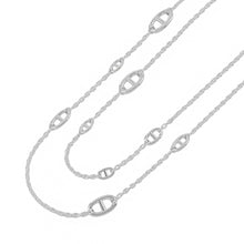 将图像加载到图库查看器中，HERMES Farandole Necklace Size 120 SV925
