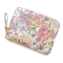 Load image into Gallery viewer, Dior Flower Motif Bifold Wallet White/Multicolor Leather
