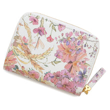 Load image into Gallery viewer, Dior Flower Motif Bifold Wallet White/Multicolor Leather
