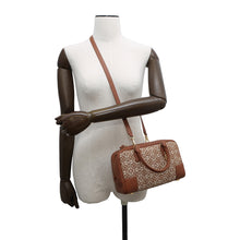 Load image into Gallery viewer, LOEWE Amazonas Brown/WhiteA039N07X03 Canvas Leather Size 23
