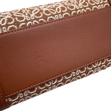 Load image into Gallery viewer, LOEWE Amazonas Brown/WhiteA039N07X03 Canvas Leather Size 23

