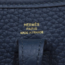 Load image into Gallery viewer, HERMES Evelyne Short Blue de Prusse Taurillon Clemence Size TPM
