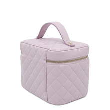 Load image into Gallery viewer, CHANEL Matelasse vanity bag Light PurpleAP2573 Caviar Leather
