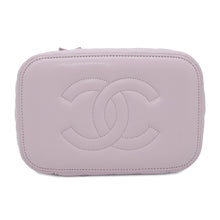 Load image into Gallery viewer, CHANEL Matelasse vanity bag Light PurpleAP2573 Caviar Leather
