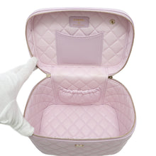 Load image into Gallery viewer, CHANEL Matelasse vanity bag Light PurpleAP2573 Caviar Leather
