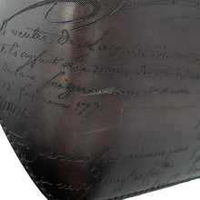 将图像加载到图库查看器中，Berluti Calligraphy to Jules Black Leather Size XS
