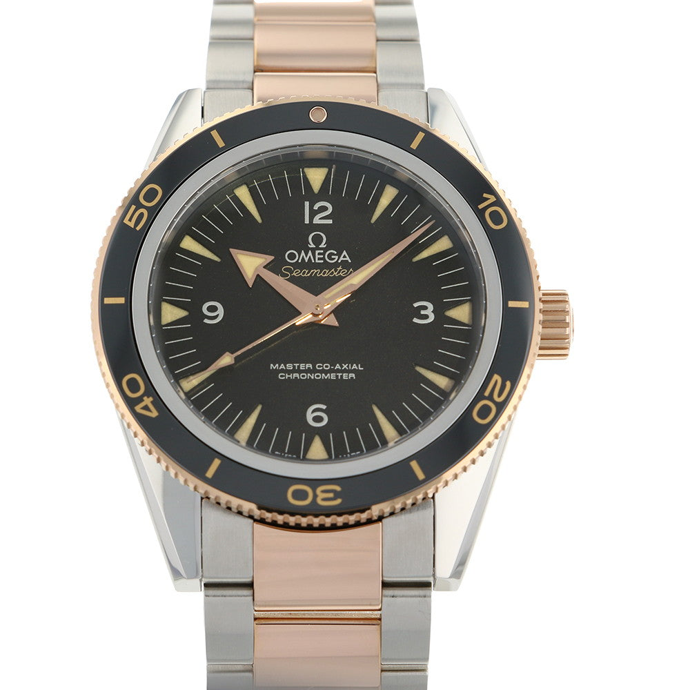OMEGA Seamaster 300 Master Co-Axial W41mm Stainless Steel K18PG Black Dial233.20.41.21.01.001