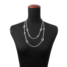 将图像加载到图库查看器中，HERMES Farandole Necklace Size 120 SV925
