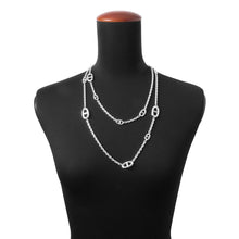 将图像加载到图库查看器中，HERMES Farandole Necklace Size 120 SV925
