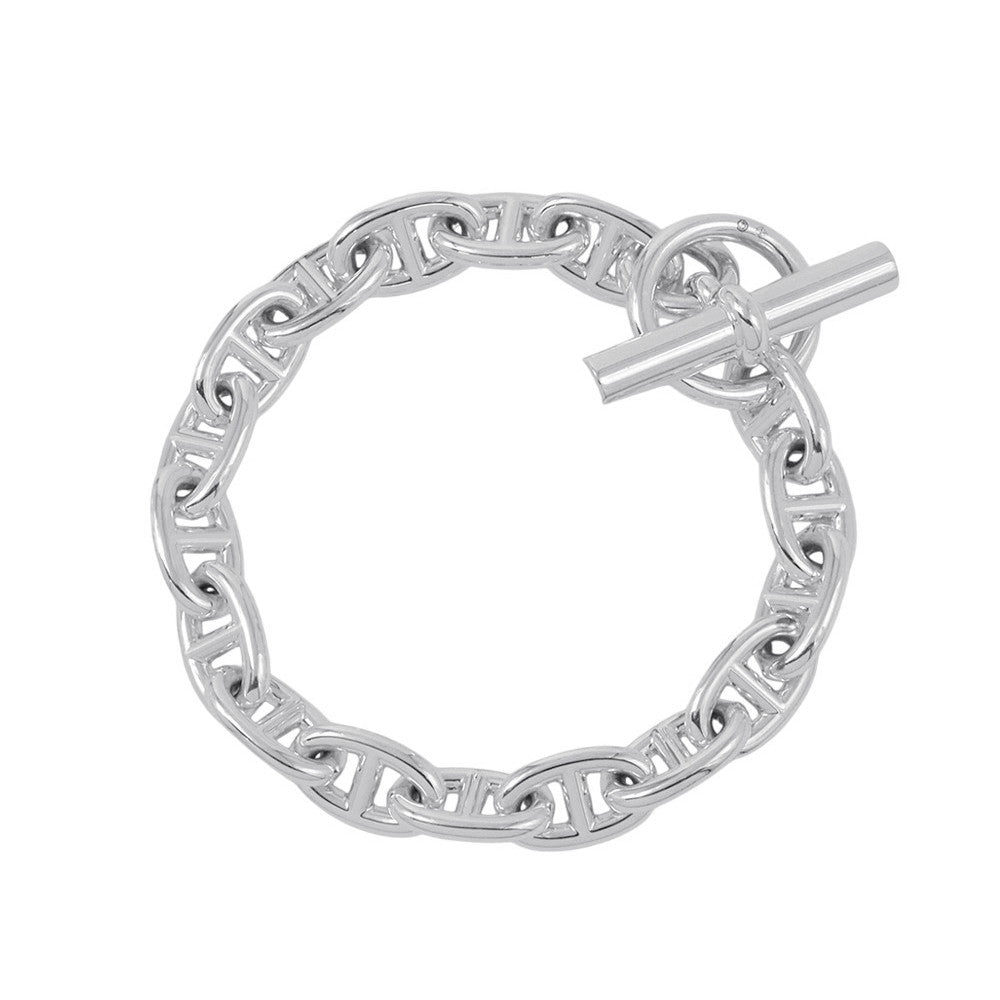 HERMES Chaine d'Ancre Bracelet 17 frames Size MM SV925