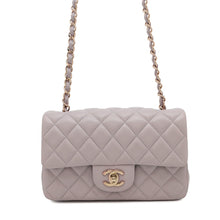 Load image into Gallery viewer, CHANEL Matelasse ChainShoulder Bag GrayA69900 Lambskin Size 20
