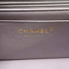 Load image into Gallery viewer, CHANEL Matelasse ChainShoulder Bag GrayA69900 Lambskin Size 20
