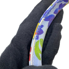 Load image into Gallery viewer, MIUMIU Flower Handbag Light Blue/Multicolor5BG439 Canvas
