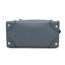 Load image into Gallery viewer, CELINE Luggage shopper Navy189793 Leather Size micro
