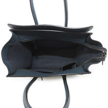 Load image into Gallery viewer, CELINE Luggage shopper Navy189793 Leather Size micro
