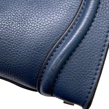 Load image into Gallery viewer, CELINE Luggage shopper Navy189793 Leather Size micro
