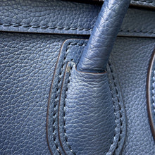 Load image into Gallery viewer, CELINE Luggage shopper Navy189793 Leather Size micro
