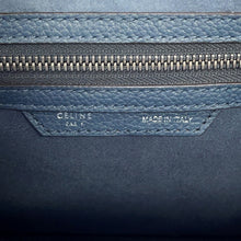 Load image into Gallery viewer, CELINE Luggage shopper Navy189793 Leather Size micro
