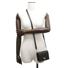 Load image into Gallery viewer, GUCCI GGMatelasse Mini Shoulder Bag Black723777 Leather
