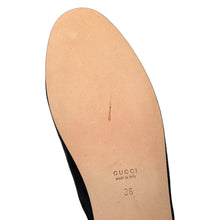 将图像加载到图库查看器中，GUCCI Adidas collaboration Horsebit1955 mule slippers Black702211 Suede leather Size 36
