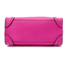 将图像加载到图库查看器中，CELINE Luggage shopper Neon Pink189243 Leather Size Nano
