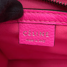 将图像加载到图库查看器中，CELINE Luggage shopper Neon Pink189243 Leather Size Nano
