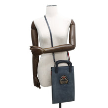 Load image into Gallery viewer, Christian Louboutin Trick Track 3WAY Bag Navy3175107 Nubuck Calf Leather Size Small
