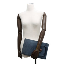 Load image into Gallery viewer, Christian Louboutin Trick Track 3WAY Bag Navy3175107 Nubuck Calf Leather Size Small
