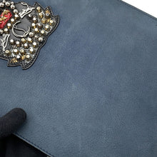 Load image into Gallery viewer, Christian Louboutin Trick Track 3WAY Bag Navy3175107 Nubuck Calf Leather Size Small
