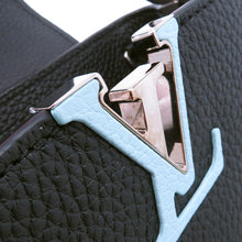 将图像加载到图库查看器中，LOUIS VUITTON Capucines Noir/PinkM56072 Taurillon Leather Plexiglas Size Mini
