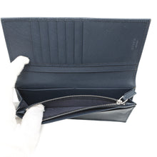 Load image into Gallery viewer, PRADA Folded Long Cloth Navy2M0836 Saffiano LeatherLeather
