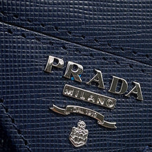 Load image into Gallery viewer, PRADA Folded Long Cloth Navy2M0836 Saffiano LeatherLeather
