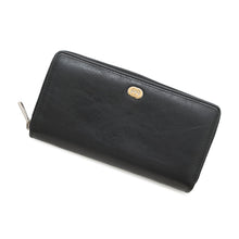 将图像加载到图库查看器中，GUCCI Interlocking G Zip Around Long Wallet Black575988 Leather
